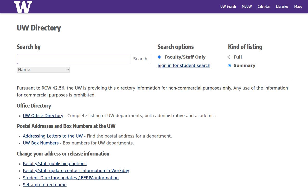 Union Hill-Novelty Hill people directories University of Washington search
