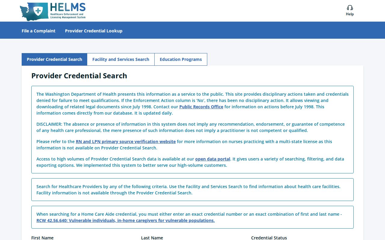 Union Hill-Novelty Hill people directories Washington health credential lookup