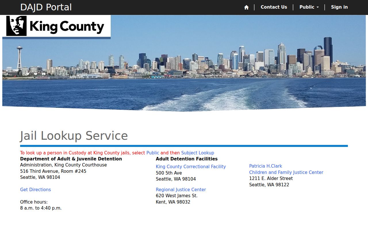 Union Hill-Novelty Hill public records King County jail lookup